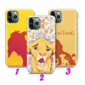 LiON KiNG 7 iPhone 11 12 13 14 15 16 Pro / Max / Mini / Plus Case Cover inspired Disney Cartoon Simba Timon Pumba Hakuna Matata Scar Zazoo