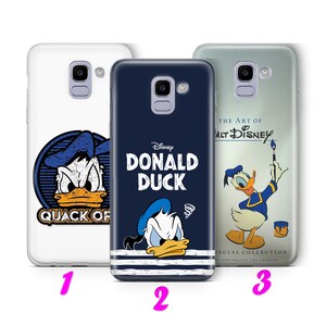 DONALD DUCK 8 Custodia per telefono Samsung A3 A5 A6 A7 A8 J3 J5 J6 J7 Modelli ispirati Disney Cartoon Daisy Duck Topolino Coppia Carino