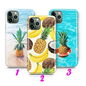 Pineapple 1 iPhone 11 12 13 14 15 16 Pro / Max / Mini / Plus Case Cover Sunny Sweet Sommer Obst Mode Palme Pina Colada Strand Vacay