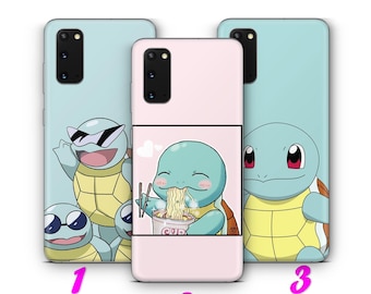 Squirtle 2 Handytasche für Samsung Galaxy S21 S22 S23 S24 S25 FE S26 Plus Ultra Edge Rand Cartoon Charakter von Ball Fight Hero