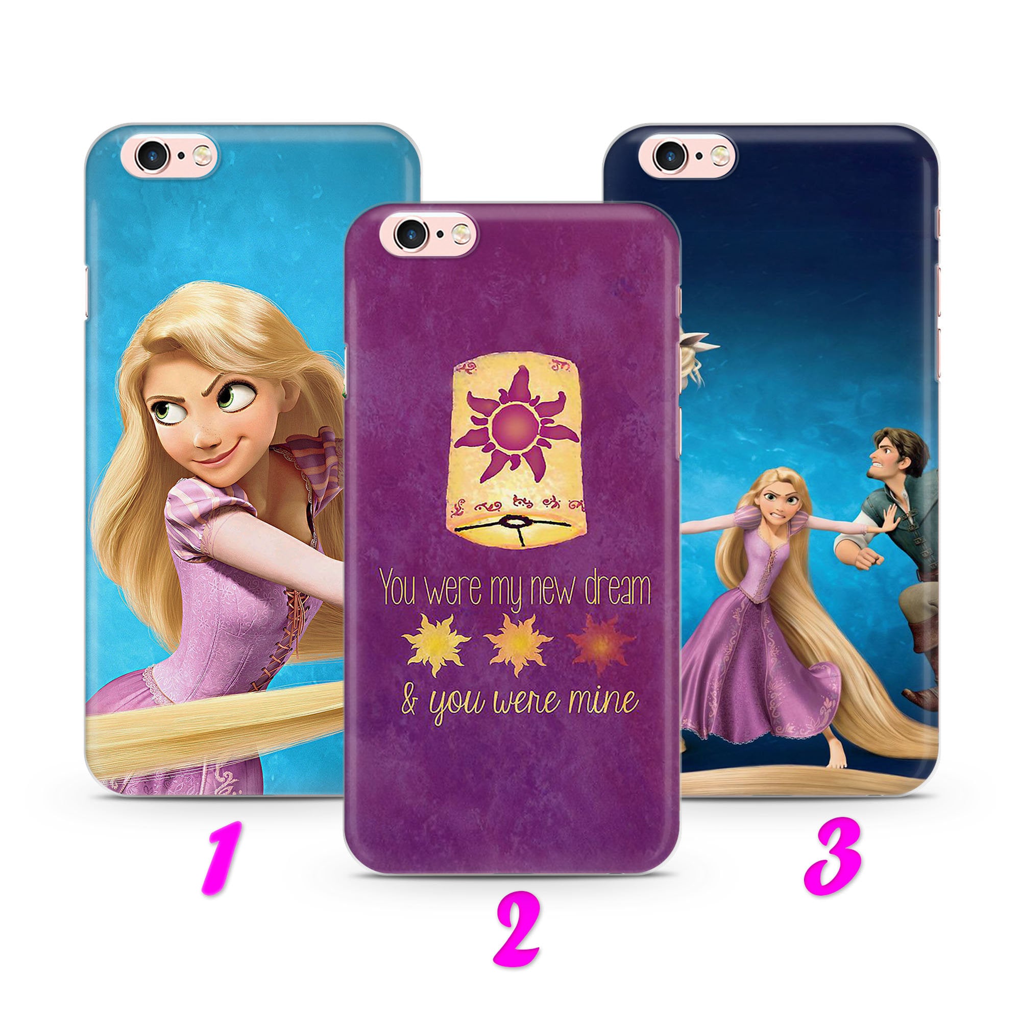 iPhone 4/4S Clear Case in Pink – Tangled