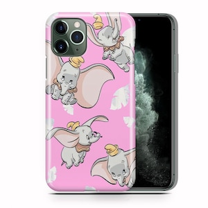 Custodia DUMBO 4 per iPhone 11 12 13 14 15 16 Pro / Max / Mini / Plus ispirata al CARTOON DISNEY Big Ears Flying Elephant Circus Mouse