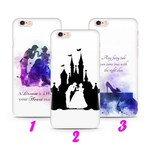 Custodia sottile per iPhone 4 5 SE 1 2 3 Gen 6 7 8 X s Max plus XR ispirata alla principessa dei cartoni animati Disney Midnight Pumpkin Mice