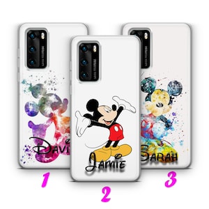 IL TUO NOME MiCKEY 3 HUAWEI P9 P10 P20 P30 P40 Lite Pro Plus LG G5 G6 Custodia Cover Personalizzabile Personalizzabile Personalizzata Lettere Personalizzate