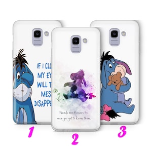 EEYORE 1 Phone Case Cover For Samsung A3 A5 A6 A7 A8 J3 J5 J6 J7 Models inspired by Disney Cartoon Sad Donkey Iaah Winnie the Pooh Toy Easel