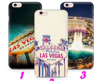 Las Vegas 3 iPhone 4 5 SE 1 2 3 Gen 6 7 8 X s Max plus XR Thin Case Cover USA United States of America Nevada Sin City Gamble Paradise Stag