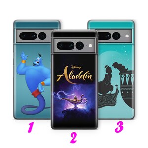 ALADDIN 3 Phone Case Cover For Google Pixel 6 6A 7 7A 8 8A 9 9A Pro XL inspired by Disney Cartoon Aladin Alladin Genie Magic Lamp Carpet