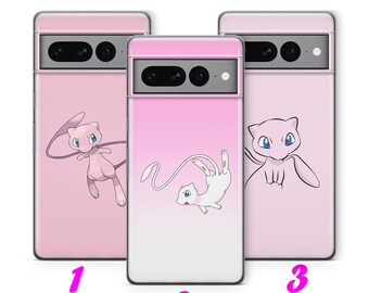 Mew 1 Phone Case For Google Pixel 6 6A 7 7A 8 8A 9 9A 10 Pro XL Cartoon Character Hero From Ball Fight Figure Hero Animal