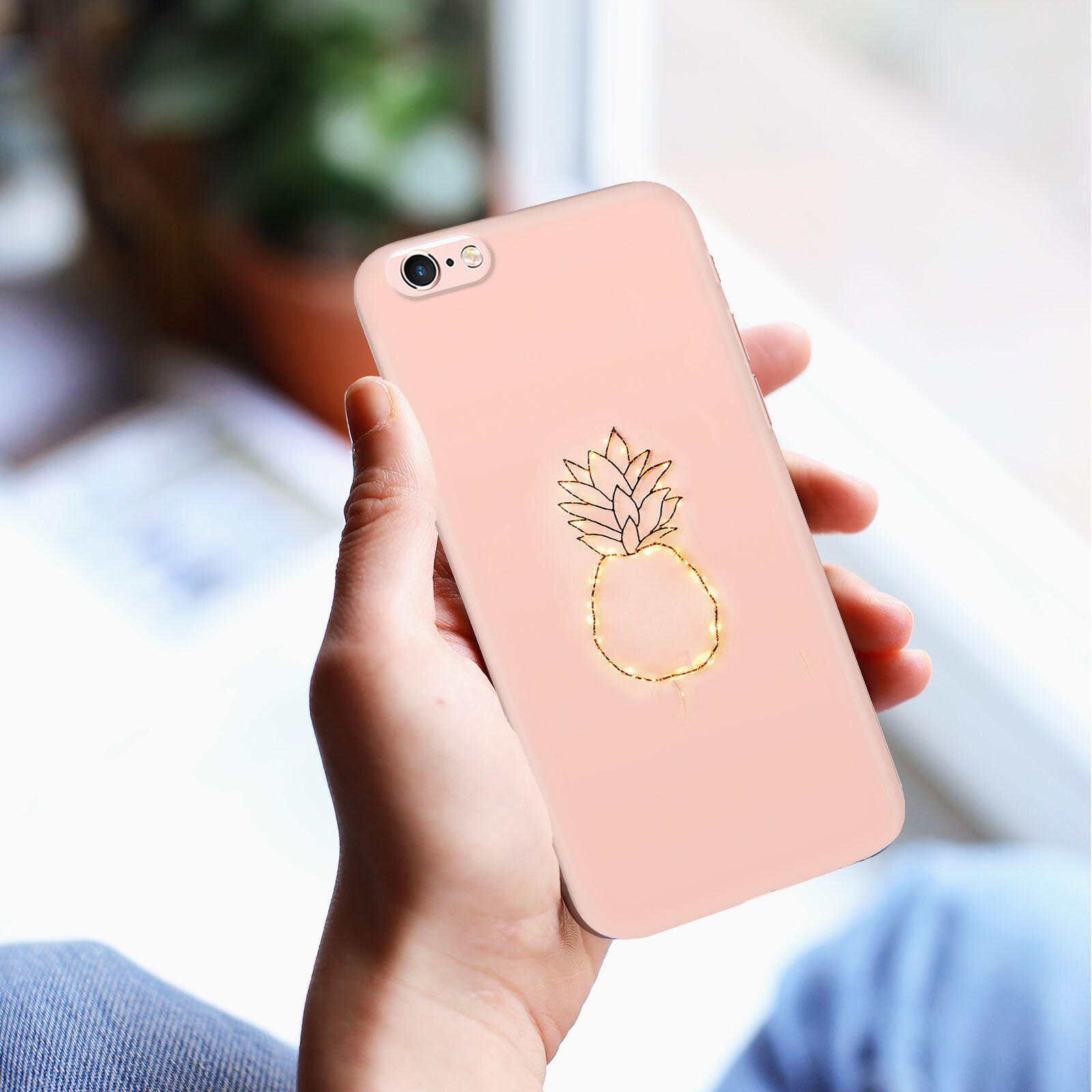Pineapple 4 iPhone 4 5 SE 1 2 3 Gen 6 7 8 X S Max Plus XR