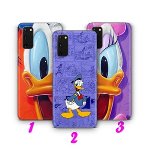 DONALD DUCK 1 Phone Case Cover For MANY VARiOUS Samsung Galaxy Models inspired Disney Cartoon Daisy Duck Mickey Mouse Couple Love Cute
