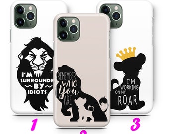 LiON KiNG 3 iPhone 11 12 13 14 15 16 17 Pro Max Mini Plus Air Case Cover inspired Disney Cartoon Simba Timon Pumba Hakuna Matata Scar Zazoo