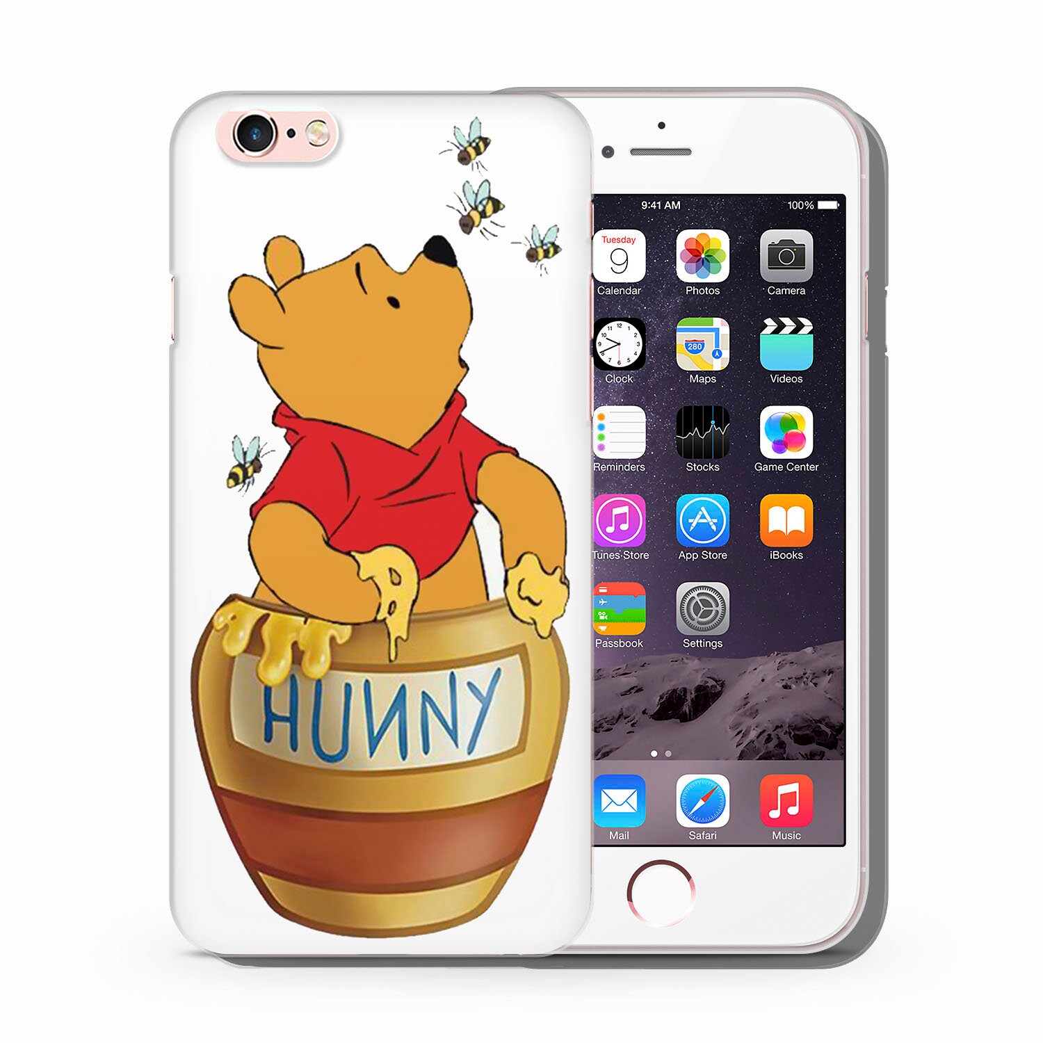 Winnie the POOH 1 iPhone 4 5 SE 1 2 3 Gen 6 7 8 X S Max Plus