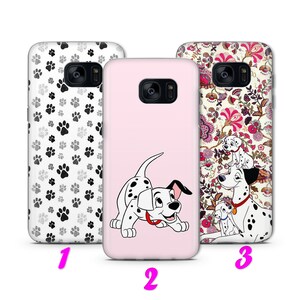 101 Dalmatyńczyków 2 Etui na Telefon Samsung Galaxy S5 S6 S7 S8 S9 Edge Plus LTE NEO Modele Disney Cartoon Spots Dogs Paws Cruella De Vil