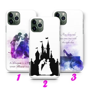 Custodia Cover per iPhone 11 12 13 14 15 16 Pro / Max / Mini / Plus CINDERELLA 3 ispirata a Disney Princess Midnight Pumpkin Mice Beautiful Dress