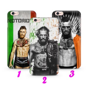 CoNNOR McGREGOR 2 iPhone 4 5 SE 1 2 3 Gen 6 7 8 X s Max plus XR Thin Case Cover MMA Fighter King of Mixed Martial Arts and Trash Talk Box