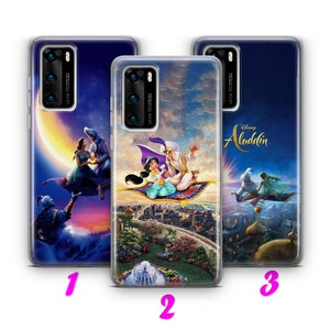 ALADDIN 2 HUAWEI P9 P10 P20 P30 P40 Lite Pro Plus LG G5 G6 Case Cover inspired by Disney Cartoon Aladin Alladin Genie Abu Magic Lamp Carpet