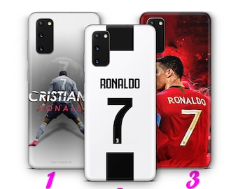Funda para teléfono de Cristiano Ronaldo para Samsung Galaxy S10 S21 S22 S23 S24 S25 FE S26 Plus Ultra Edge Jugador de fútbol Equipo CR7 Portugal