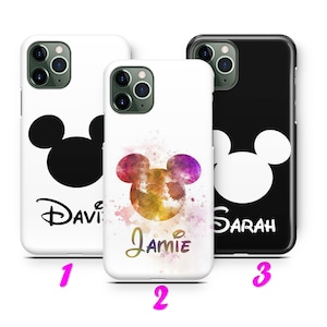 IL TUO NOME MiCKEY 1 Custodia per iPhone 11 12 13 14 15 16 Pro / Max / Mini / Plus Personalizzata Personalizzabile Personalizzabile Personale Personalizzata