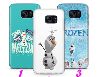 FROZEN 3 Phone Case Cover For Samsung Galaxy S5 S6 S7 S8 S9 Edge Plus LTE NeO Models inspired Disney Cartoon Anna Elsa Olaf Sven Winter Snow