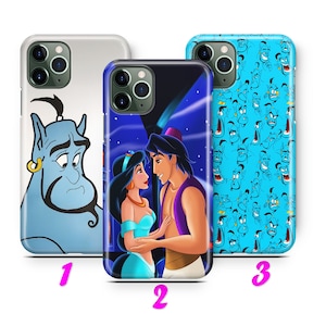 ALADDIN 4 iPhone 11 12 13 14 15 16 Pro / Max / Mini / Plus Case Cover inspired by DISNEY CARTOON Aladin Alladin Genie Abu Magic Lamp Flyin