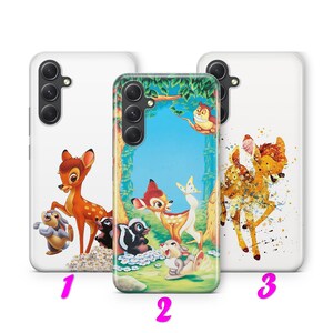 BAMBI 1 Phone Case Cover For Samsung A13 A14 A15 A16 A25 A26 A33 A34 A35 A36 A53 A54 A55 A56 A72 A73 + More Models DISNEY CARTOON Deer Mom
