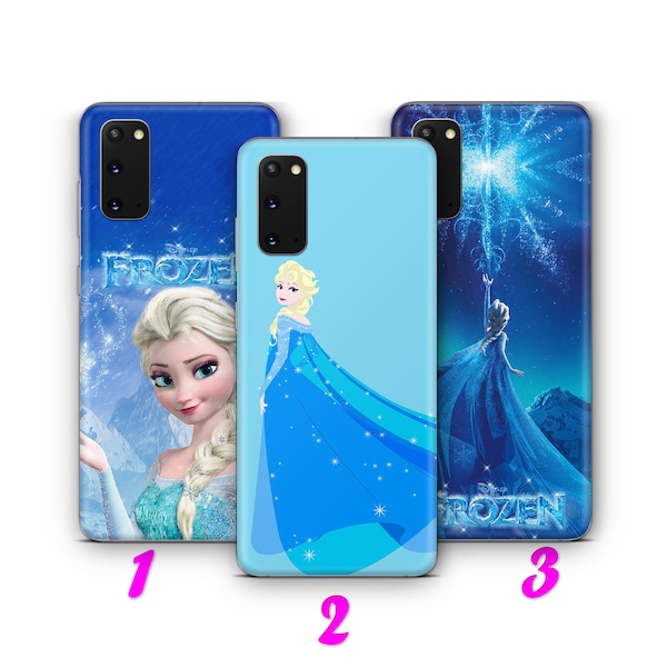 FROZEN 1 Phone Case Cover For Samsung Galaxy S10 S20 S21 S22 S23 FE S24 Plus Ultra inspired Disney Cartoon Anna Elsa Olaf Sven Winter Snow