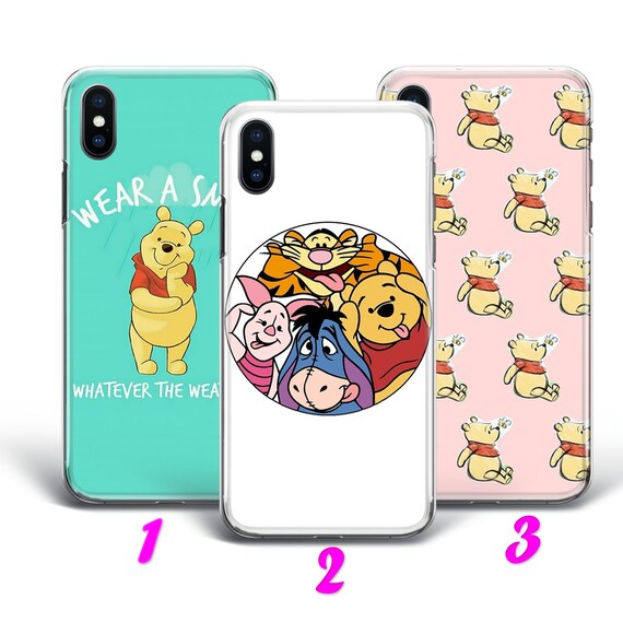 Winnie the POOH 2 iPhone 4 5 SE 1 2 3 Gen 6 7 8 X S Max Plus