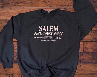 Salem Mass | Salem Apothecary sweatshirt | Salem crew neck