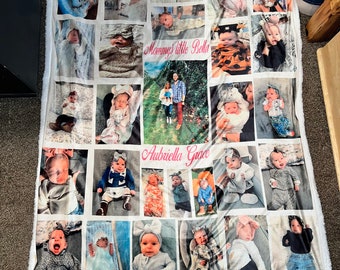 Spersonalizowany koc |Psy|Koty|Ludzie| Koc z pamiątkami|Przytulny|Osobiste zdjęcia|Wykonane na zamówienie|Fotografie|Pamiątka