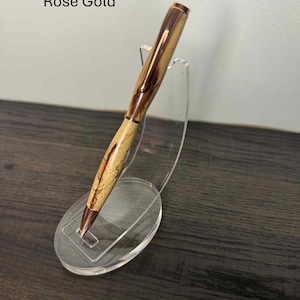 Handgefertigter SlimLine Holzkugelschreiber – Elegantes Drehstift Geschenk für Vielschreiber & Vielschreiber