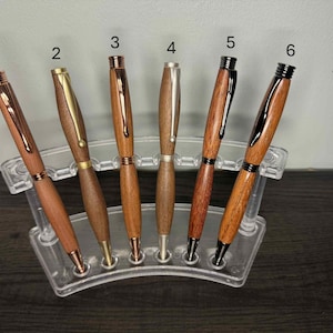 Handgefertigter SlimLine Holzkugelschreiber – Elegantes Drehstift Geschenk für Vielschreiber & Vielschreiber