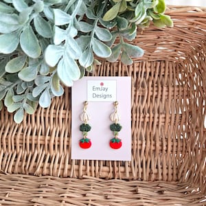 Veggie Dangles I Polymer Clay Earrings I Vegetable Earrings I Farmers Market Earrings I Food Earrings I Veggie Gift Ideas