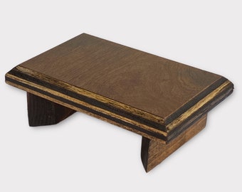 ALTAR TABLE - Sturdy, Wood, Travel-Sized | Zen Room, Meditation & Devotional Item