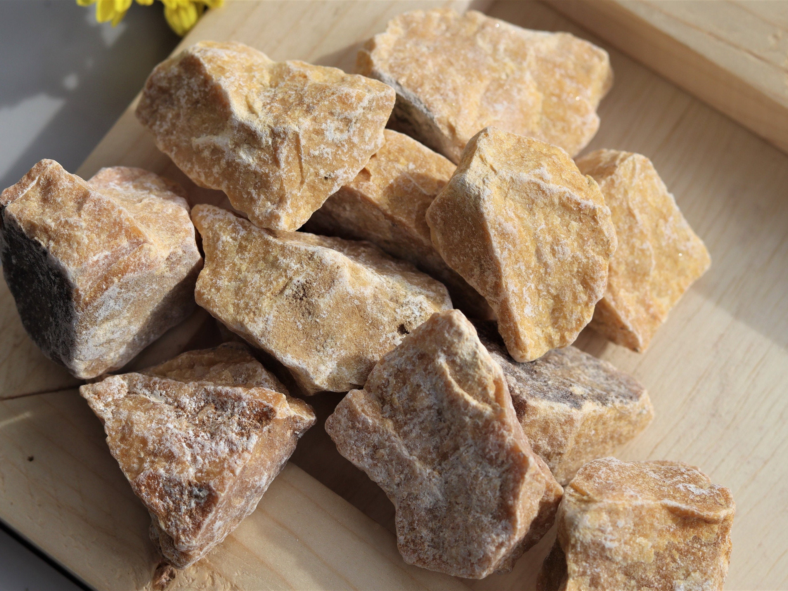 Yellow Quartz Crystal Raw Etsy UK