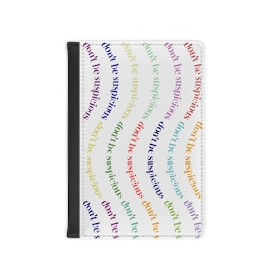 Colorful Passport Cover
