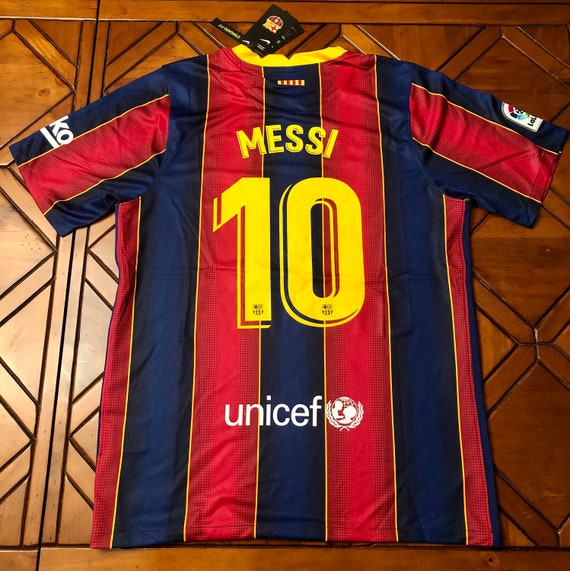 F.C. Barcelona Lionel Messi 10 Home Jersey La Liga Fan | Etsy
