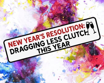 New Driver Magnet or Sticker: Just Passed, Funny Car Accessory (20x6 cm)