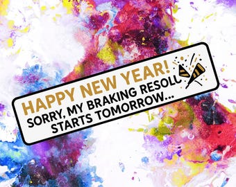 New Driver Magnet Sticker - Funny Car Accessory Gift for Learner Student Teen (20x6 cm)