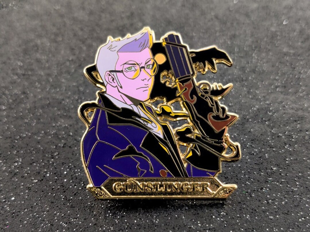 Gunslinger Hard Enamel Pin - Etsy