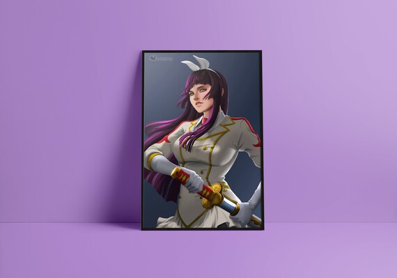 Girl With Katana Print 11 X 17 Inch Poster Print Anime - Etsy Girl With Katana Print 11 X 17 Inch Poster Print Anime - Etsy