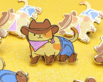 Yeehaw Cat / Hard Enamel Pin