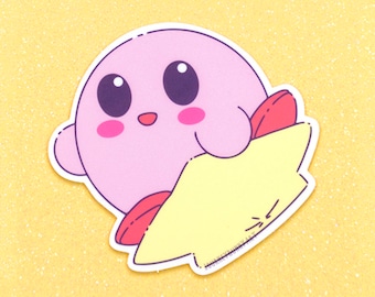Puffball Vinyl Sticker / Waterproof / UV Resistant / Decal