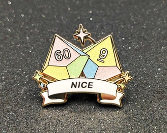 69 D100 Hard Enamel Pin