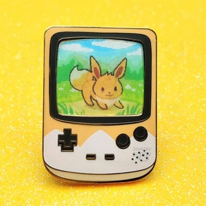 Classic Monster Game Console / Animated Hard Enamel Pin / Lenticular Pin