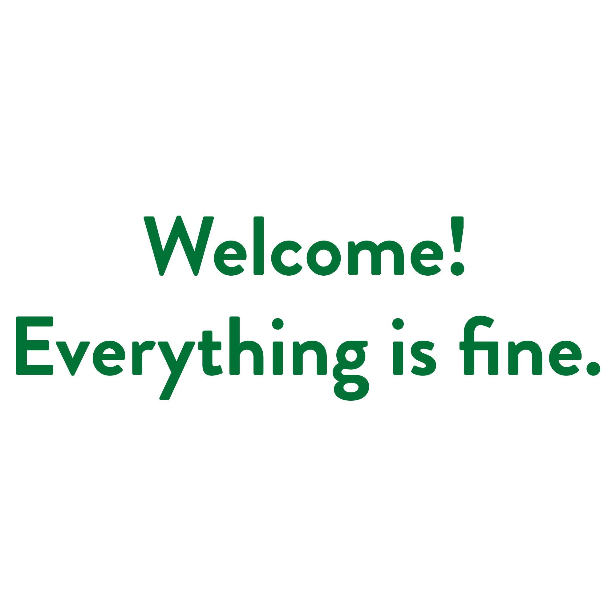 Everything Is Fine TShirt Funny TV Show Etsy