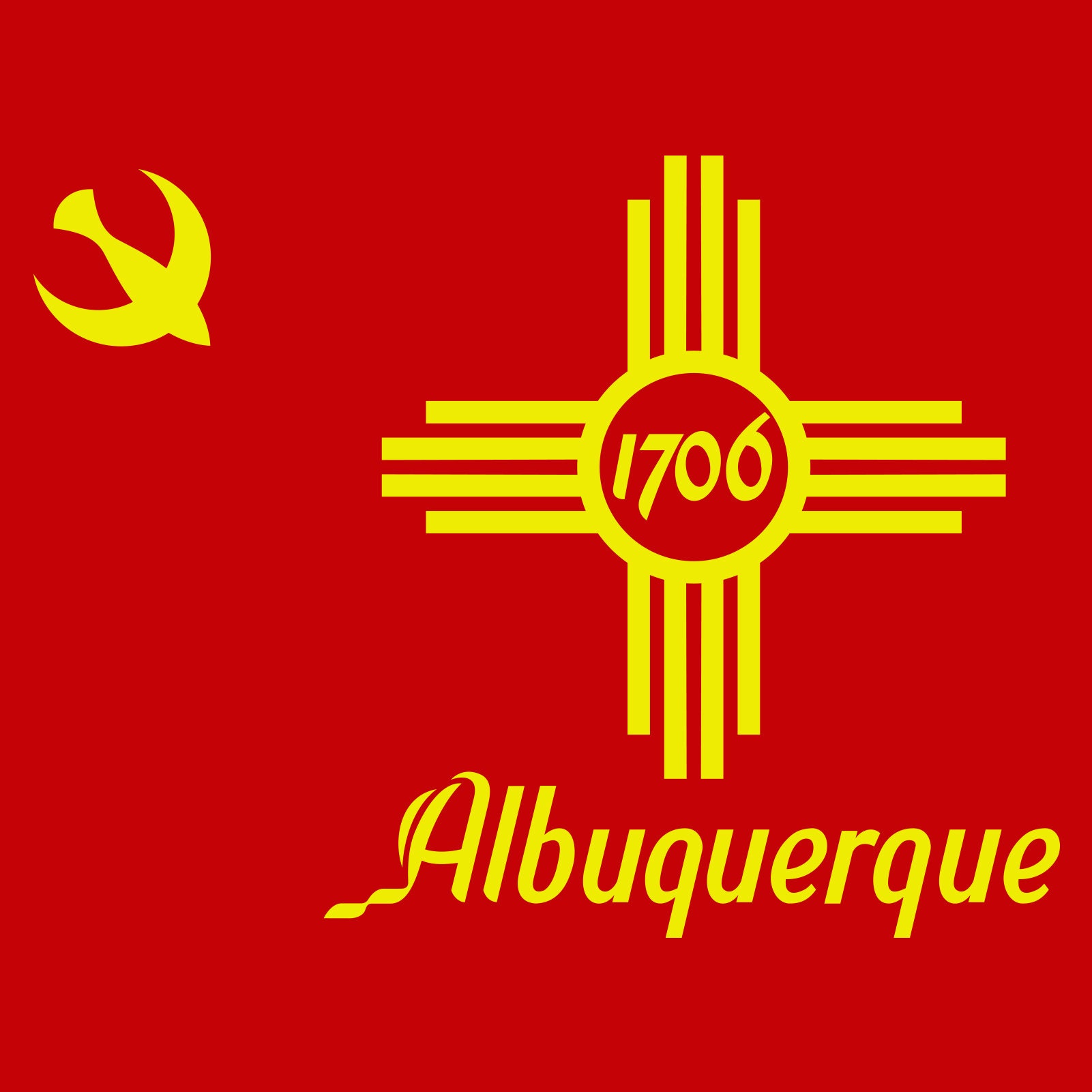 Albuquerque City Flag TShirt Distressed Print Hometown Etsy