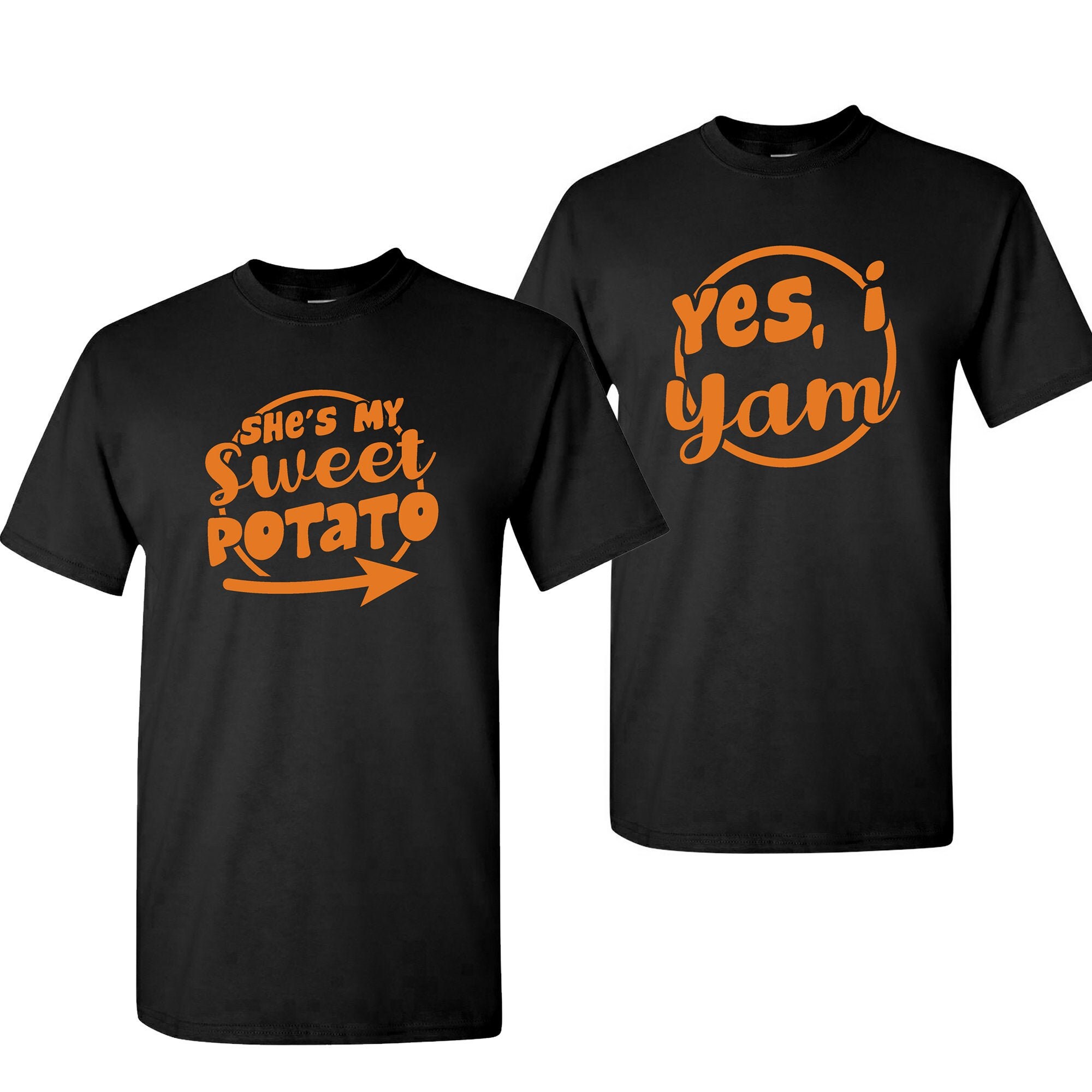 She's My Sweet Potato & Yes I Yam T Shirt Bundle Cute Etsy