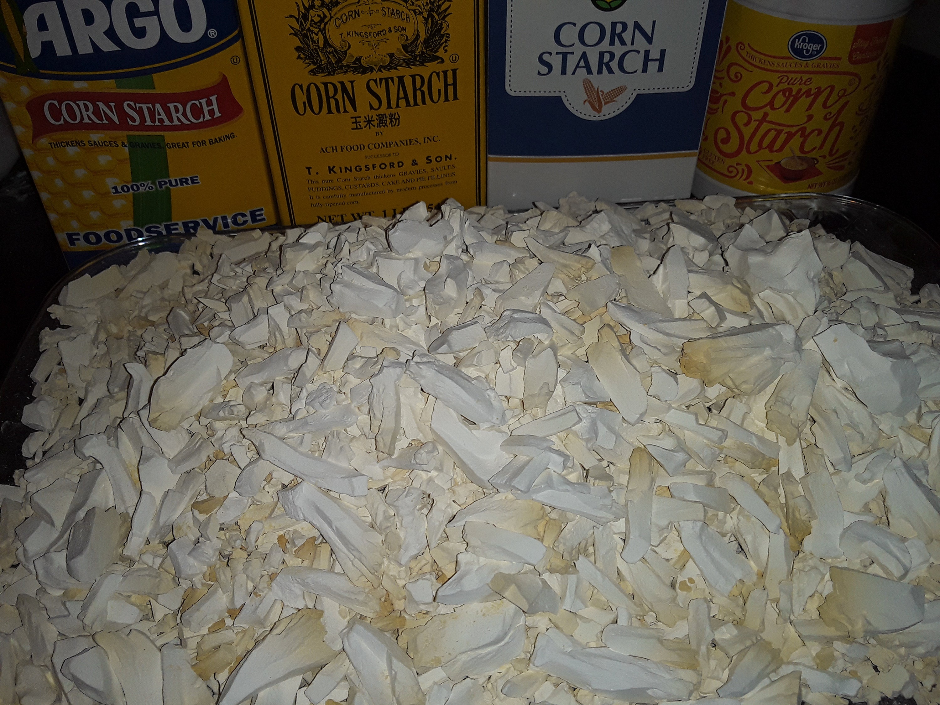 FLAVORED corn starch chunks (14 flavors!) (2 lb brick)