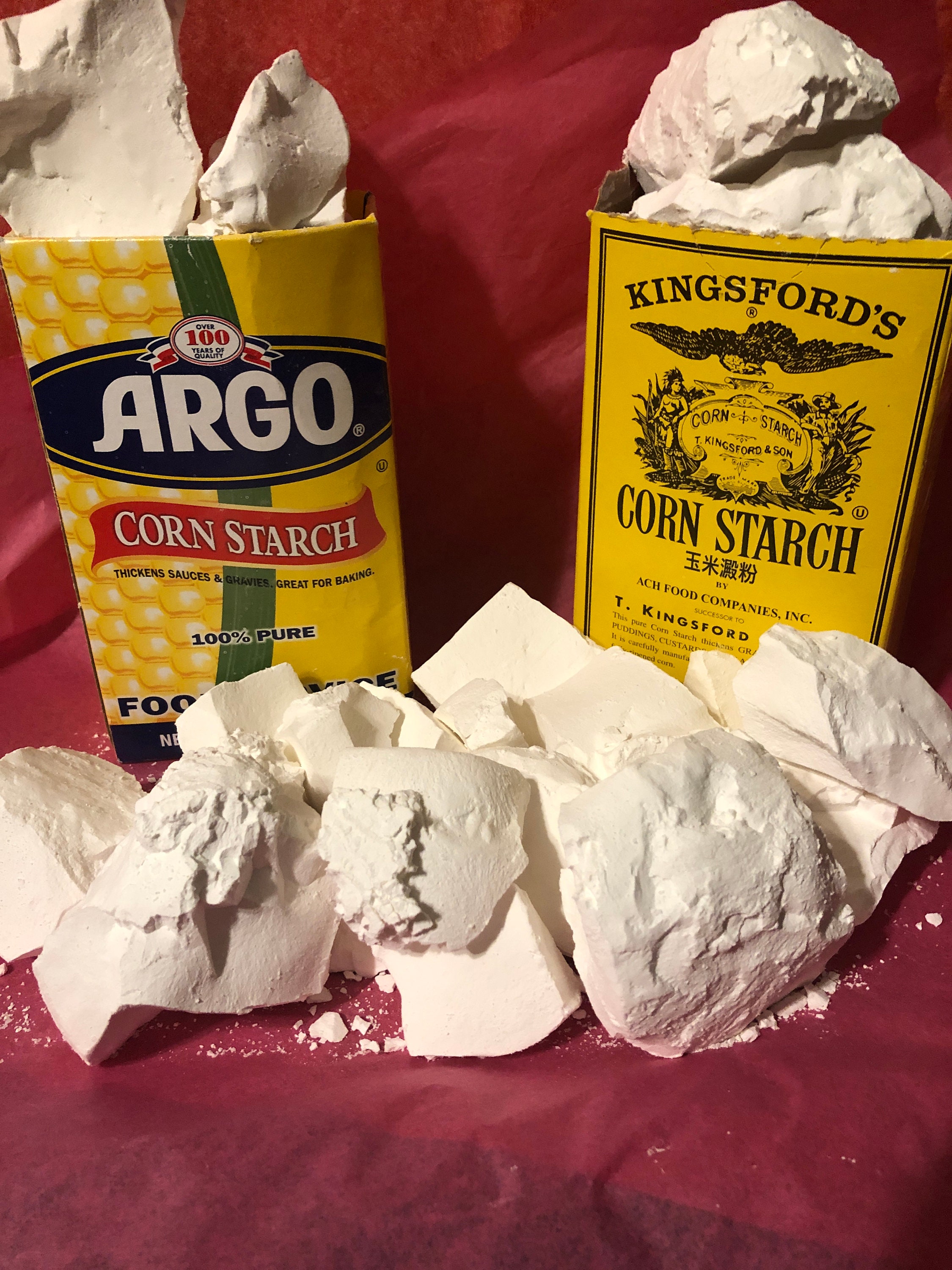 Cornstarch chunks, in Edmonton, London