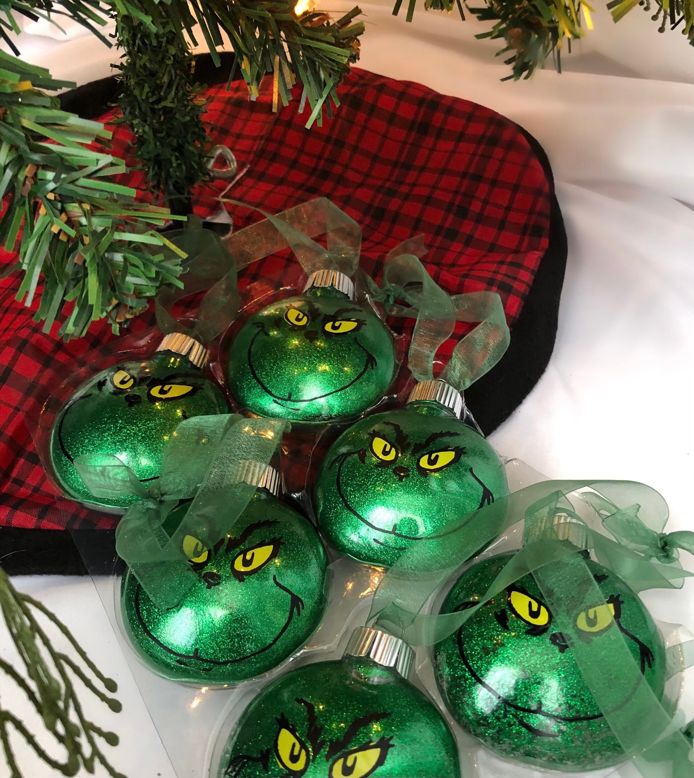 The Grinch Ornaments Etsy